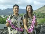 Honolulu Airport Lei Greeting